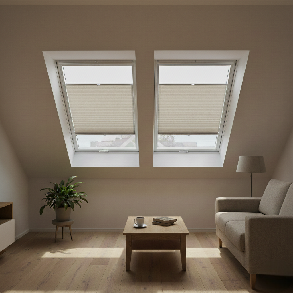 Dachfenster Plissee Juno