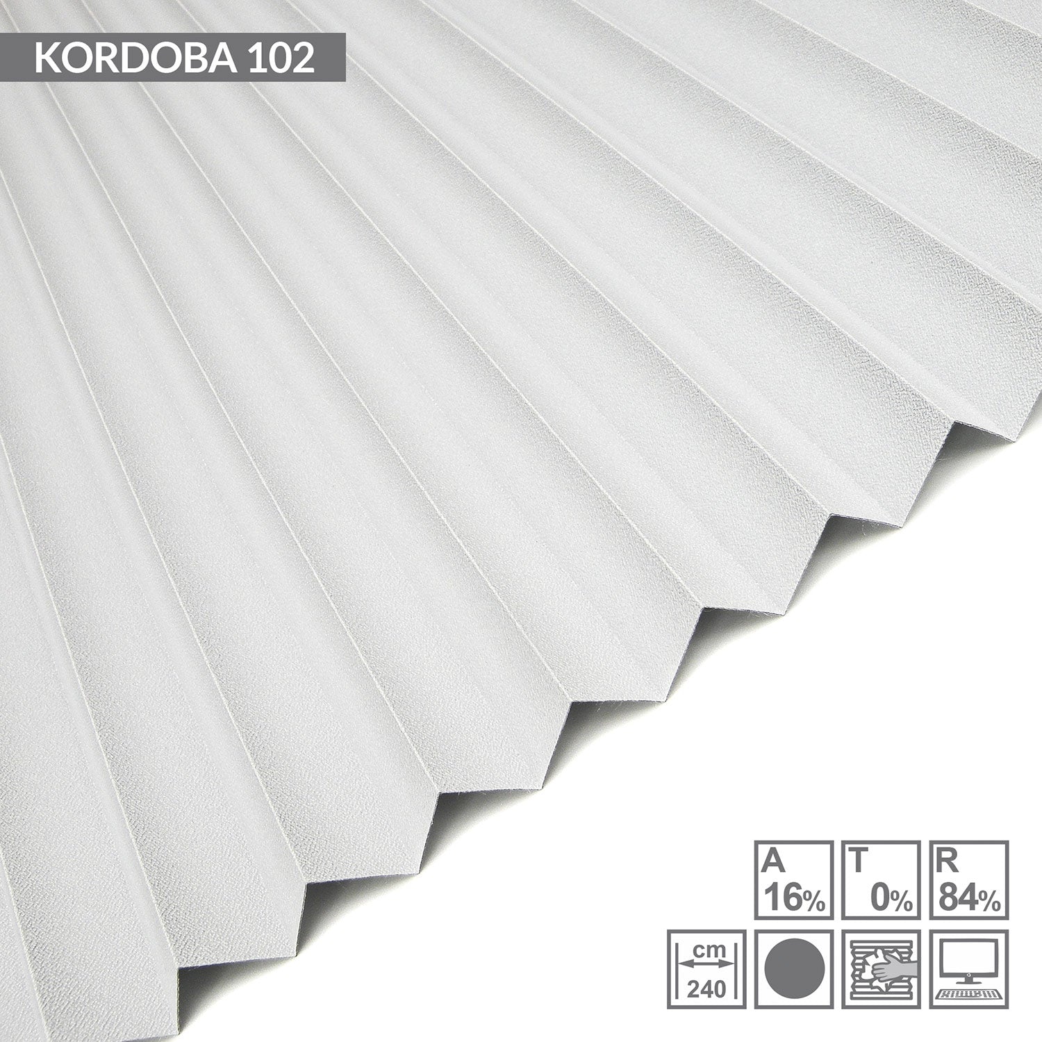 Dachfenster Plissee Kordoba