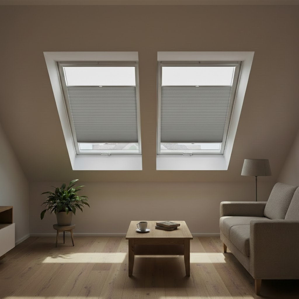 Dachfenster Wabenplissee Palma